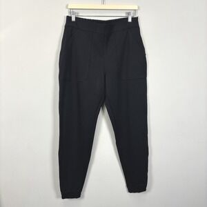 SPANX Women's The Perfect Pant Ankle Jogger Black Sweatpants Size XL Pockets